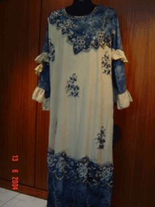 Ladies Cotton Casual Wear Printed Kaftan Dress