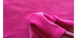 Pink Knitted Cotton Velour