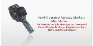 Hand Operated Package Markers