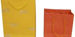 Yellow And Red Paper Bag