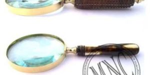 Vintage Inspired Brass Handheld Magnifying Glasses