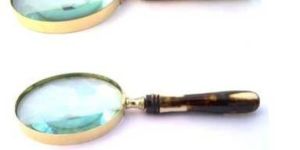 Brass Handheld Magnifying Glass