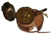 Nautical Brass Brunton Compass