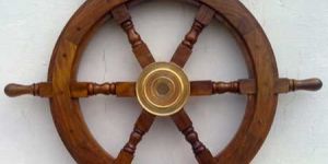 Wooden Ship Wheel