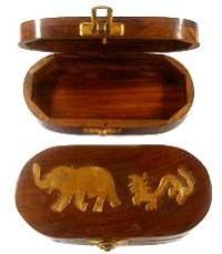 Wooden Inlay Work Storage Box