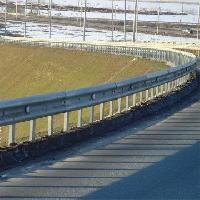 W Beam Steel Crash Barrier