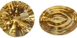 Concave Whiskey Quartz Gemstones