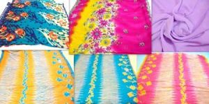 Printed Georgette Saree