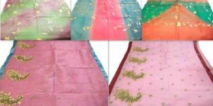 Embroidered Super Nett Sarees