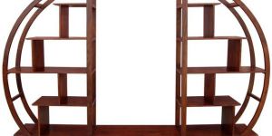 Display Rack With Cabinet