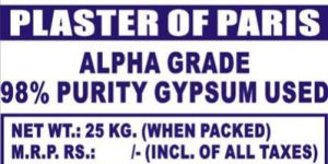 Plaster of Paris (Alpha Grade)