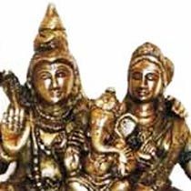Brass Shiva Parvati Statue