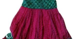 Girls Chinese Collar Frock