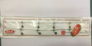 810 Hallmark Silver Anklets