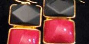 Semi Precious Stone Earrings