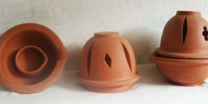 Clay Pooja Dhoop Stands