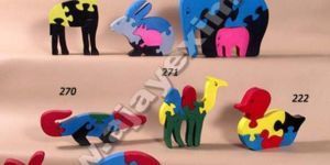 Colored Wooden Puzzle