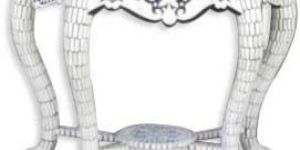 Bone Inlay Console Table