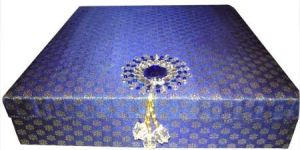 Brocade Fabric Wooden Box