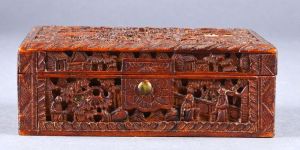 Carved Wooden Jewelry Boxes