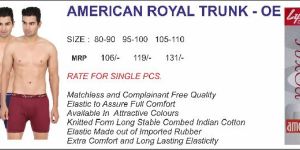 TRUNKS AMERICAN ROYAL TRUNKS