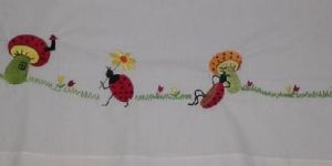 Embroidered Baby Bed Sheet