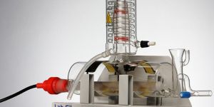 Glass Water Stills With Silica Heater