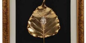 Item Code - LS-170 Gold Plated Peepal Leaf
