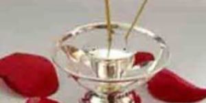 Silver Incense Stick Holder