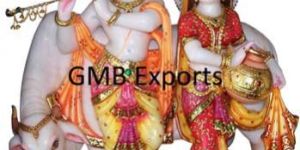 Marble Radha Krishna Statue