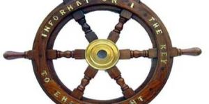Wooden Ship Wheel (WL W14)