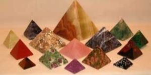 Gemstone Chakra Pyramids