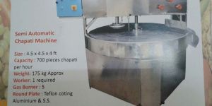 Semi Automatic Chapati Making Machine