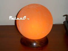 Himalayan Rock Salt Globe Lamps