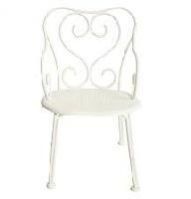 White Metal Chair