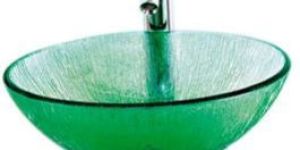 Texture+Color Basin(Round / TR / Green - Yellow)