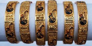 Gold Bangle Set