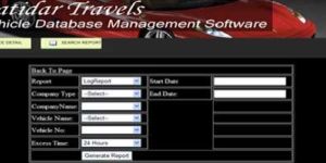 Vehicle Database Management Software