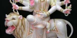 Marble Durga Statues