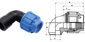 Compression Elbow with Female Threaded Offtake
