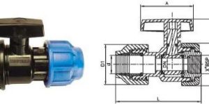 Compression Female Ball Valve