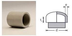 PP Socket Fusion Pipe Molded End Caps