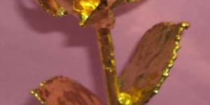Gold Plated Roses (9 Inch.)