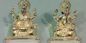 Silver Plated Laxmi Ganesha
