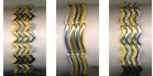 Rhodium Bangles (CJB50434445)