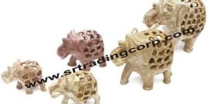 Marble Stone Elephant - 03