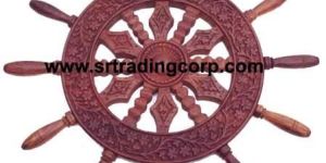Wooden Ship Wheel