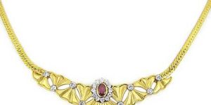 Ruby Diamond Necklace