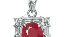 Ruby Diamond Pendant