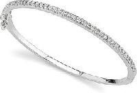White Gold Bangles